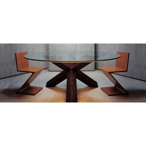 Wood Mid-Century Modern Zig Zag Chair by Gerrit Rietveld for Cassina For Sale - Image 7 of 13