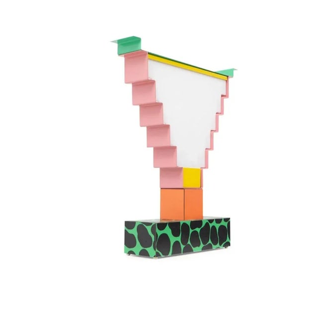 Postmodern Vintage Table Lamp by Nathalie Du Pasquier, 1980s For Sale - Image 3 of 10