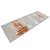 21st Century Indian Modern Wool & Silk 3x9 Grey, Rust, & Slate Runner Rug #1144152 For Sale - Image 4 of 11