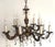Antique French Brass and Lead Crystal Twelve-Light Chandelier, 1920s For Sale - Image 11 of 11