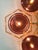 21st Century Hive Satin Brass Amethyst Bubbles Murano Flush Mount by Fabio LTD For Sale - Image 9 of 9