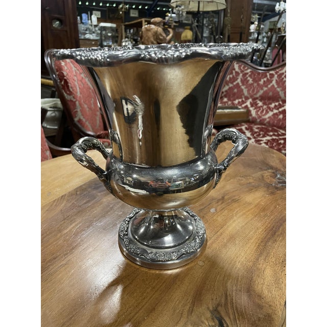 Silver Vintage Silver Metal Cooler, 1928 For Sale - Image 8 of 8