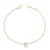 Immerse yourself in the understated elegance of this 10K yellow gold bracelet, for an enrapturing shimmer that captures...