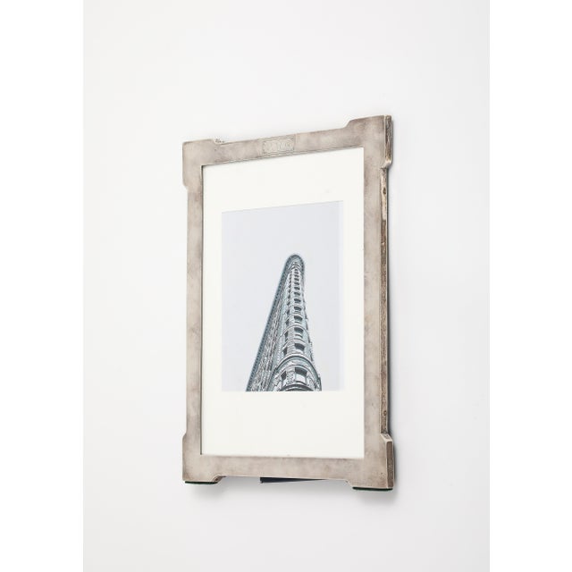 Vintage 20th Century Art Deco Style Sterling Silver Picture Frame For Sale - Image 11 of 13