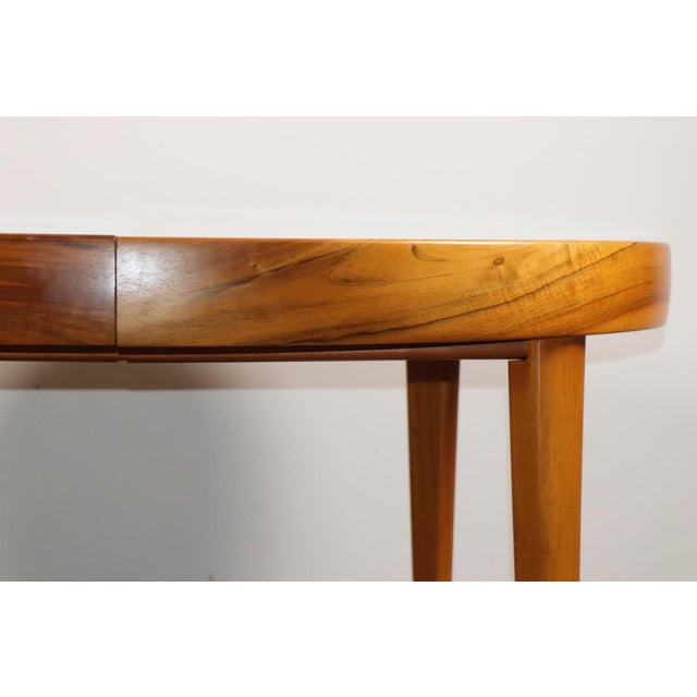 Brown Scandinavian Extendable Teak Dining Table, 1960s For Sale - Image 8 of 18