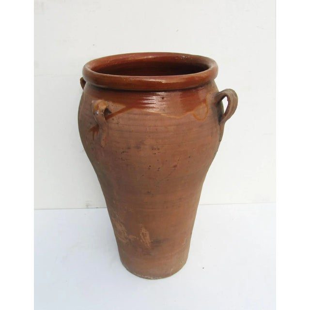 Ceramic Vintage French Terracotta Earthenware Storage Pot, 1950s For Sale - Image 7 of 9