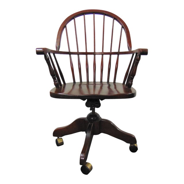Tom Seely Chair Windsor Office Chair Chairish