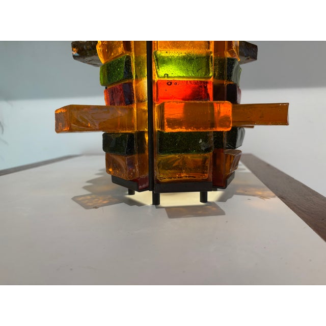 Black Ambiance Lamp by Jean Simon Labret, 1960s For Sale - Image 8 of 9