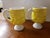 Set of 4 Vintage Ceramic Seashell Pedestal Mugs by Mann, Made in Japan 1976 For Sale - Image 4 of 6