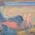 1950s Mid-Century Swedish Modernist Landscape Oil Painting by Nils Dramé For Sale - Image 16 of 18