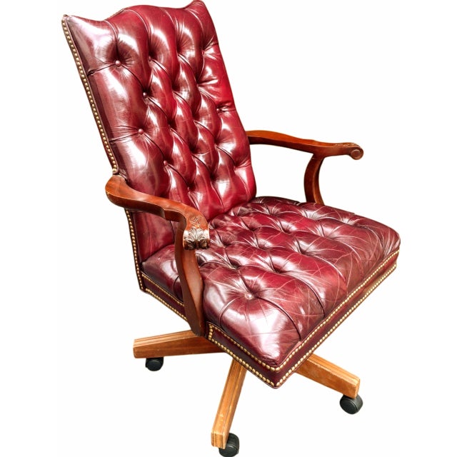 Experience the pinnacle of executive style with these 4 Hancock & Moore Tufted Executive Chairs. Handcrafted in America,...
