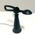 Metal Vintage Italian Black Gaucho Desk Lamp by Studio P.E.R for Egoluce, 1980s For Sale - Image 7 of 13
