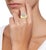 2020s 1.75 Carat, 7 Diamonds Traditional Men's Ring 14 Karat Yellow Gold Ring Estate For Sale - Image 5 of 8