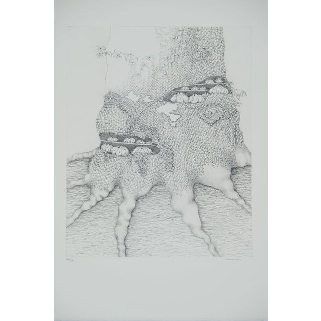 Gochka Charewicz, Tronc et racines, Lithograph For Sale - Image 8 of 8