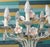 Vintage French Five Candle Chandelier with Pink Flowers by Massive, 1970s For Sale - Image 3 of 11