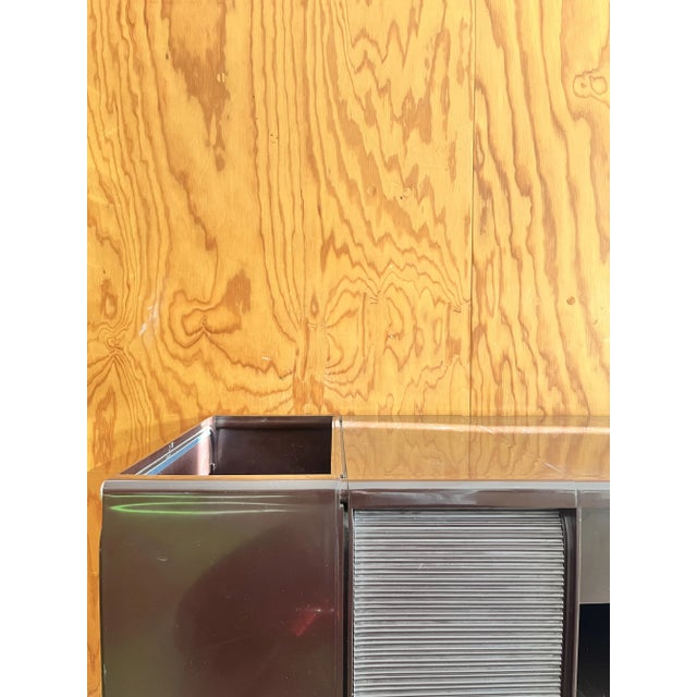 Brown Plastic Storage Cabinet from Elco, 1970s For Sale - Image 4 of 6