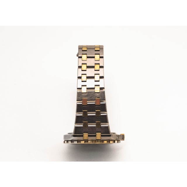 Metal Omega Seamaster Jacques Mayol Plongeur De Luxe 14k Gold & Steel by Omega, 1980s For Sale - Image 7 of 18