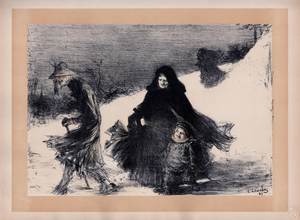 Charles Lucien Léandre, Noel, 1897, Lithograph on Paper