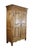 Victorian Antique 19th C. French Provincial Louis XV Pine Wardrobe Armoire Media Cabinet For Sale - Image 3 of 17