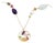 Mid 20th Century Tous Garabato Multi Gemstone & Pearls 18k Yellow Gold Long 26" Necklace For Sale