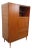 Vintage Scandinavian Style Teak Secretaire Cabinet, 1960s For Sale