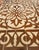 Beautiful brown and natural mosaic tile table. Square shape. An indoor/outdoor table measuring approximately 20" x 20"....