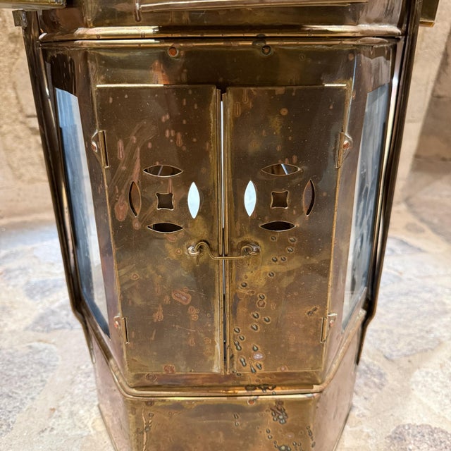 Asian Antique Brass Asian Street Vendor Noodle Cart For Sale - Image 3 of 16