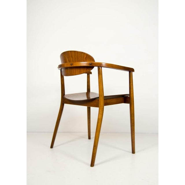 Wood Dining Chair by Antonin Suman for TON, Czechoslovakia, 1966 For Sale - Image 7 of 18