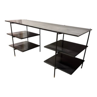 Four Hands Rockwell Vito Desk, Distressed Iron For Sale
