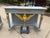 A Pair of Empire Revival Consoles With Gilded Sphinxes and Marble Tops For Sale - Image 11 of 17