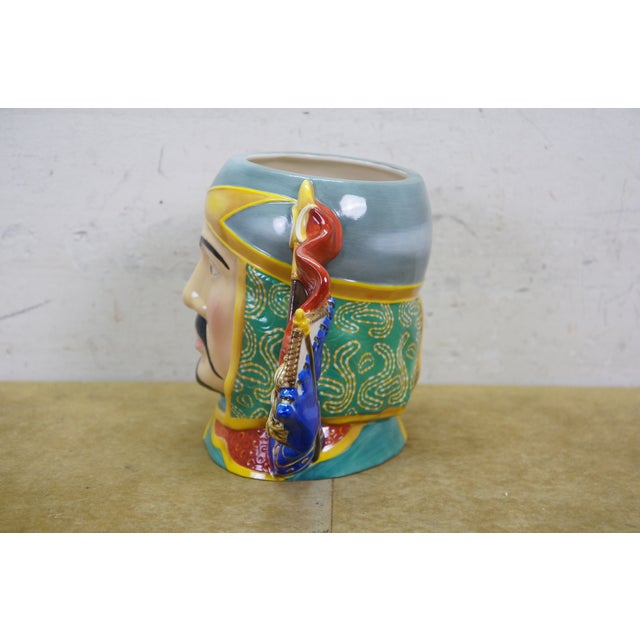 Royal Doulton Royal Doulton English Traditional Genghis Khan Military Leader Toby Character Jug For Sale - Image 4 of 11