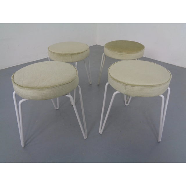 Mid-Century Hairpin Stools, 1960s, Set of 4 For Sale - Image 15 of 15