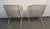 Metal Mid 20th Century Pair of Italian White Metal Clamshell Outdoor Chairs by Tempestini, Attributed For Sale - Image 7 of 14