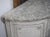 Pair of Large Antique French Louis XVI Style Painted Demi-Lune Buffets, 1900s For Sale - Image 4 of 18