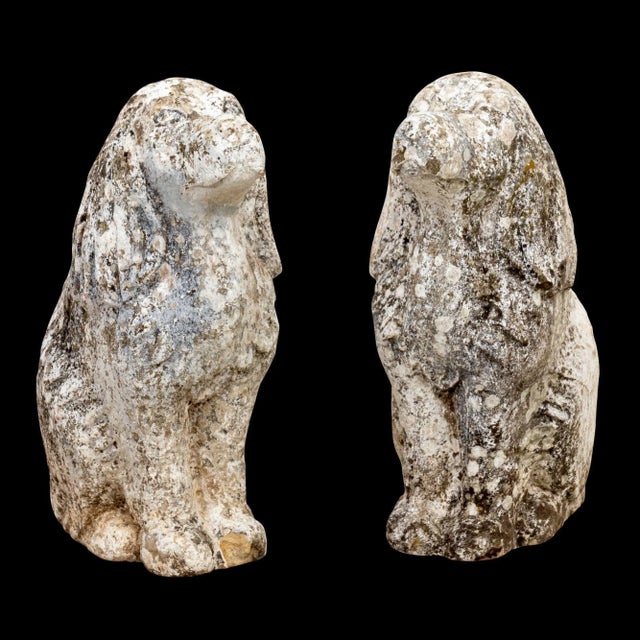 Pair of Cocker Spaniel Garden Ornaments For Sale In New York - Image 6 of 6