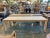 Late 20th Century Weathered White Vintage Elm Dining Table For Sale - Image 5 of 6