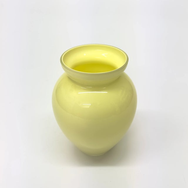 Yellow Mid-Century Lemon Yellow Mixed Vessels Curation - Group of 5 For Sale - Image 8 of 11