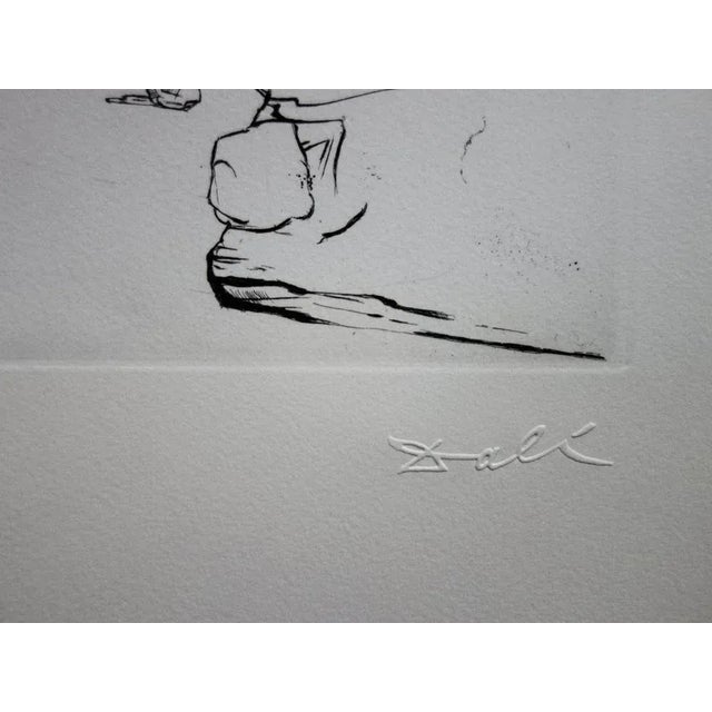 Salvador Dali, Beach in Cadaques, Original Dry Point For Sale - Image 10 of 12