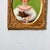 Mid-Century Miniature Portrait of Young Woman With Dog Signed Austin in Pressed Filagree Metal Frame For Sale - Image 4 of 11