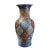 Vintage Chinese Oriental Imari Mixed Color Porcelain Decor Vase For Sale