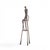 Figurative Ruth Bloch Signed 4/15 Israeli Man on Stool Bronze Sculpture For Sale - Image 3 of 10