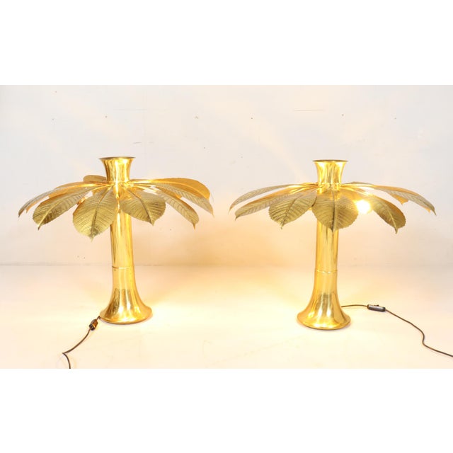 Sculptural Ippocastano Table Lamps by Carlo Giorgi for Bottega Gadda, Italy, 1970s, Set of 2 For Sale - Image 4 of 18