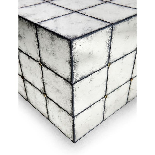 Mid-Century Modern Mid Century Style Mirrored Table For Sale - Image 3 of 8