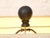 Vintage Hand-Carved Acanthus Wood Table Lamp With Linen Box Shade For Sale - Image 4 of 12