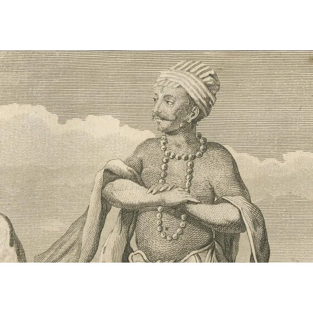 Indian Guru Teaching Disciples – Sonnerat Engraving, Enlightenment Era, 1806 This engaging engraving titled "Gourou...