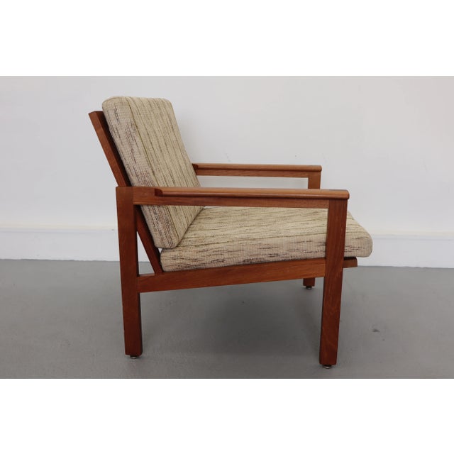 Armchair by I. Wikkelso for Niels Eilersen, Denmark, 1960s For Sale - Image 4 of 15