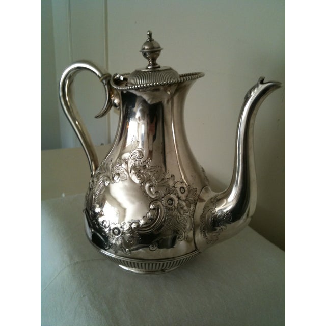 Antique Silver Plate Coffee Server Chairish