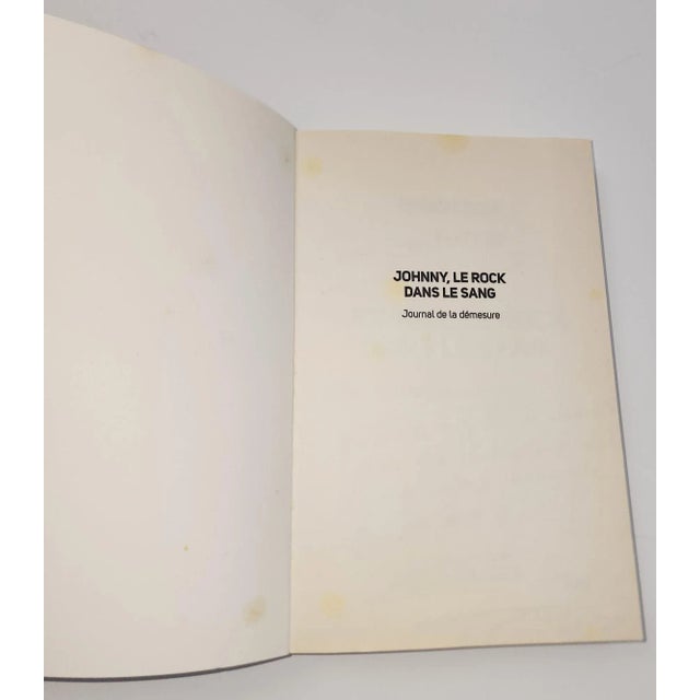 Early 21st Century Johnny Halliday Rock in the Blood French Edition Signed by Gilles Lhote For Sale - Image 5 of 7