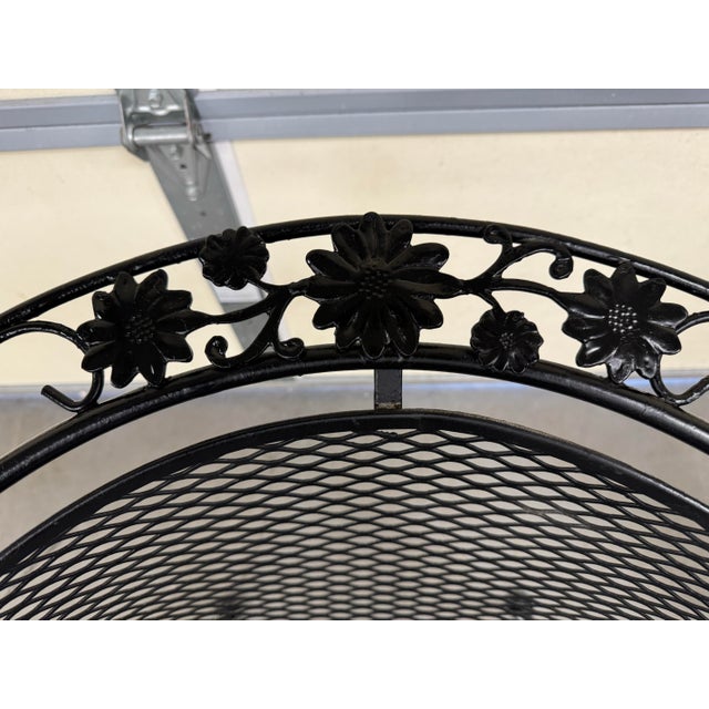 1960s Vintage Mid-Century Salterini Curve Back Outdoor Arm Chairs - Set of 2, Attributed For Sale - Image 5 of 12