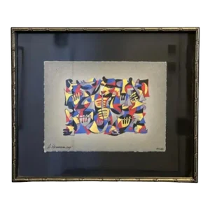 Mid-Century Abstract Anatole Krasnyanski Serigraph No. 210/310